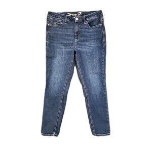 Seven7 Jeans Women's size 12 Bombshell High Rise Skinny Denim Mid Rise Stretch